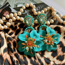 Load image into Gallery viewer, Corina Earrings - Maxi - Turquoise