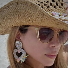 Load image into Gallery viewer, FLOWERS HEART - GOLD - ROSE