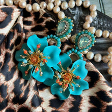 Load image into Gallery viewer, Corina Earrings - Maxi - Turquoise