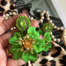 Load image into Gallery viewer, Corinna Earrings - Green
