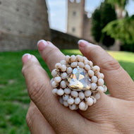GIULIETTA RING - BEIGE