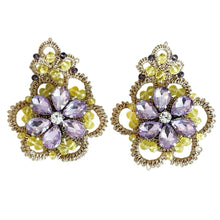 Load image into Gallery viewer, SOLE &amp; LAVANDA - FRIVOLITE EARRINGS
