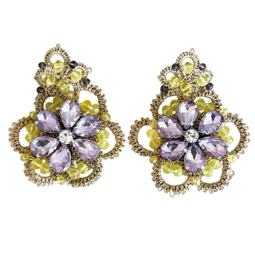 SOLE & LAVANDA - FRIVOLITE EARRINGS