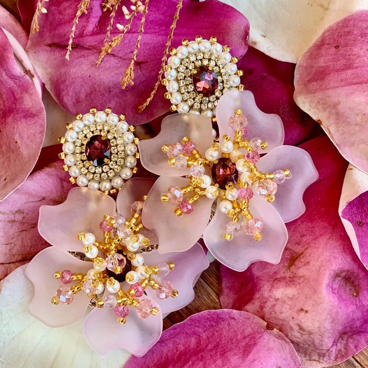Corinna Earrings -  Rosé Earrings