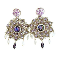 Load image into Gallery viewer, LILAC &amp; ROSE - FRIVOLITE EARRINGS
