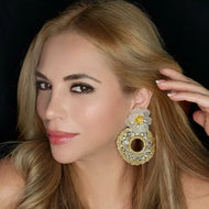 AMARANTA - Nude Earrings