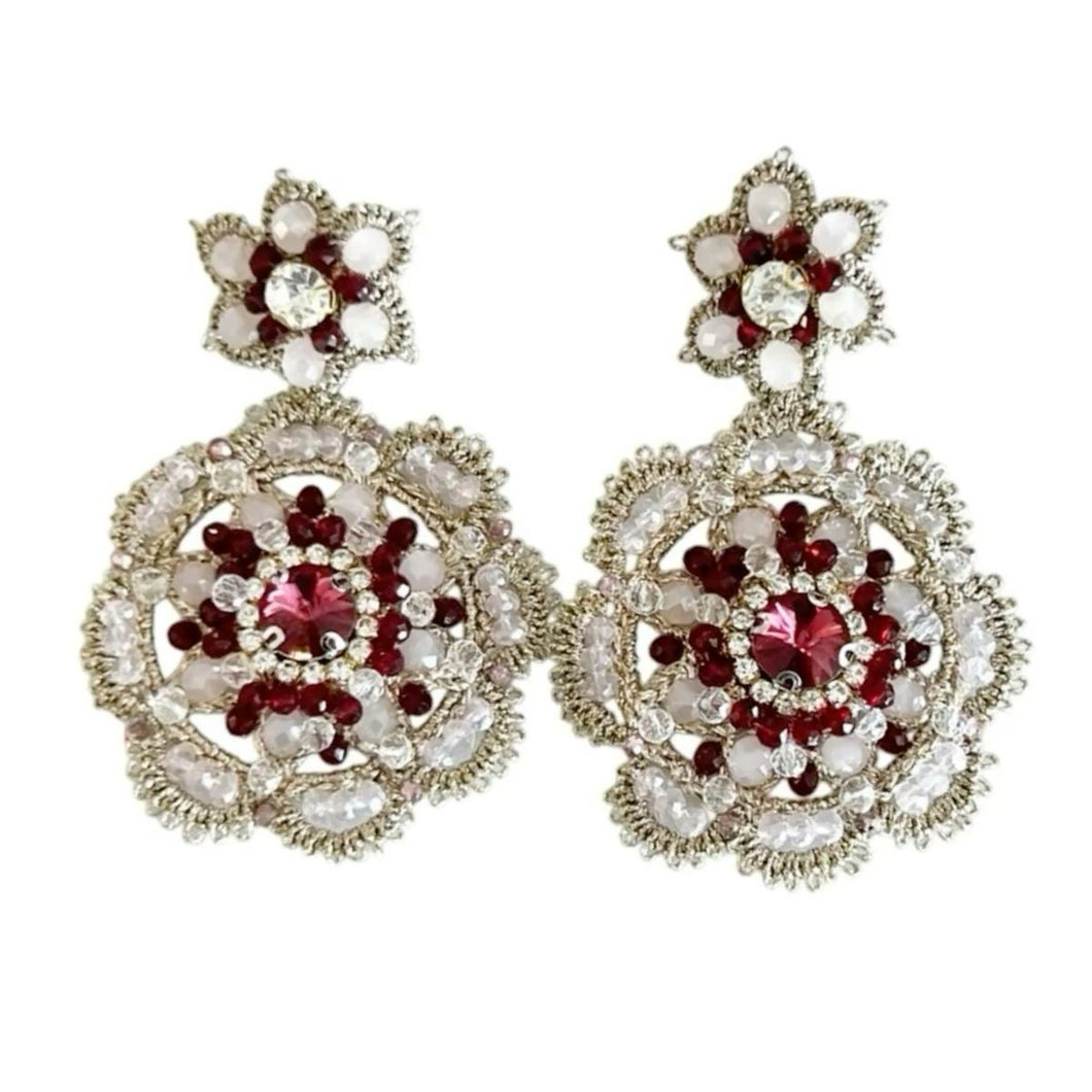 BURDEOS & ROSE - FRIVOLITE EARRINGS